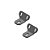 Suporte Farol Milha Mb Axor 2533 - 2006 2007 2008 2009 - 2un - Imagem 2