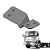 Suporte Frontal Paralama Ford Cargo 816s Lado Esquerdo - Imagem 1