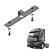 Suporte Da Placa Scania E Volvo Fh Com Parafusos - Imagem 1