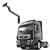 Suporte Antena Px Cabine Volvo Fh Lado Esquerdo Inferior - Imagem 1