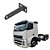 Suporte Antena Px Volvo Fh 1999 2000 2001 2002 Traseiro - Imagem 1