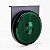 Lanterna Lateral Ø85mm Led Saida Fios E Suporte Verde - Imagem 1