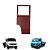 Porta Mercedes Agl 709 608 Tampa Externa Inteira Esq - Imagem 1
