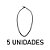 Extensor ou Corda Elastica 1,5m Preto/Branco - 5UN - Imagem 2