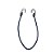 Extensor ou Corda Elastica 50cm Azul/Branco - 60UN - Imagem 1