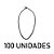 Extensor ou Corda Elastica 50cm Vermelho/Branco - 100UN - Imagem 2