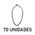 Extensor ou Corda Elastica 50cm Amarelo- 70UN - Imagem 2