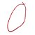 Extensor Corda Elastica S/ Gancho 100cm Vermelho/Branco-70UN - Imagem 1