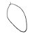 Extensor Corda Elastica Sem Gancho 80cm Cinza/Preto - 15UN - Imagem 1