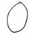 Extensor Corda Elastica Sem Gancho 30cm Preto/Branco-5UN - Imagem 1