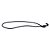 Extensor ou Corda Elastica Gancho Plastico 35cm Preto - 10UN - Imagem 1