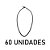 Extensor Corda Elastica Gancho Duplo 50cm Verme/Branco-60UN - Imagem 2