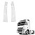 Defletor Lateral Volvo Fh Globetrotter 2019 2020 2021 2022 - Imagem 1