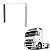 Defletor Lateral Volvo Fh Cab Baixa C Teto C Suportes - Imagem 1