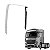 Defletor Lateral Mb Actros Megaspace Com Teto Com Suportes - Imagem 1