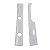 Defletor Lateral Mb Accelo Filtro Alto Com Suportes - Imagem 2