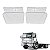 Conjunto Tampa Estribo Ford Cargo 2011 L Direito E Esquerdo - Imagem 1