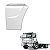 Conjunto Tampa Antifurto Ford Cargo 2011 Lado Esquerdo - Imagem 1