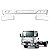 Conjunto Spoiler Ford Cargo 815 Com Parafusos - Imagem 1