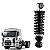 Amortecedor Cabine Ford Cargo Cabine Leito Traseiro Com Mola - Imagem 1