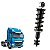 Amortecedor Cabine Daf Cf Dianteiro Com Mola - Imagem 1