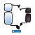 Retrovisor Completo Ford Cargo 2016 2017 Le Com Regulagem - Imagem 2