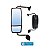 Retrovisor Completo Ford Cargo 2011 2012 Le Com Regulagem - Imagem 2