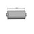 Silencioso Oco Adaptação Scania T R 112 113 142 143 (600mm) - Imagem 3