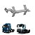 Suporte Central Paralama Stralis Original 5801444931 Ld Le - Imagem 1