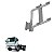 Suporte Paralama Ford Cargo 2628 2622 Orig Bc4516k039da Ld - Imagem 1