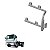 Suporte Paralama Ford Cargo Todos Modelos Lado E Original - Imagem 1