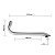Tubo Cromado Lateral Vw Constellation Saida Lado E 940mm -4p - Imagem 2