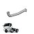 Tubo Motor Ford Cargo 4432e Original 6c455246aa - 4polegadas - Imagem 1