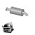 Silencioso Mini Truck Foton Cumins C3.5 14 Dt - Imagem 1