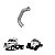 Tubo Motor Dianteiro Volvo N Nl Original 8123262 4 Polegadas - Imagem 1