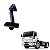 Suporte Estribo Ford Cargo Dianteiro Esquerdo 1C4568200M14AB - Imagem 1