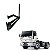 Suporte Espelho Ford Cargo Lado Esquerdo Completo - Imagem 1