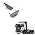 Suporte Placa Dianteira Scania NTG 2019 2020 - Imagem 1