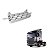 Estribo Scania Serie T Superior Capo Lado Esquerdo 1364942 - Imagem 1