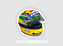 Capacete Senna - Imagem 1