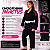 Kimono Preto com costura Rosa Jiu Jitsu Feminino Invictus.. - Imagem 2