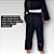 Kimono Jiu Jitsu Feminino Preto Costura Rosa Pink Invictus - Imagem 4