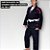 Kimono Jiu Jitsu Feminino Preto Costura Rosa Pink Invictus - Imagem 5