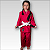 Kimono Rosa Infantil Feminino Invictus - Acompanha Faixa - Imagem 3