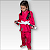 Kimono Rosa Infantil Feminino Invictus - Acompanha Faixa - Imagem 1
