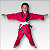 Kimono Rosa Infantil Feminino Invictus - Acompanha Faixa - Imagem 4