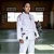 Kimono Branco com costura Rosa Jiu Jitsu Feminino Invictus - Imagem 5