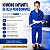 Kimono Infantil de Jiu Jitsu Azul - Adequado para campeonato - Imagem 2