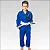 Kimono Infantil de Jiu Jitsu Azul - Adequado para campeonato - Imagem 5