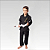 Kimono Infantil de Jiu Jitsu Preto - Adequado para campeonato - Imagem 4